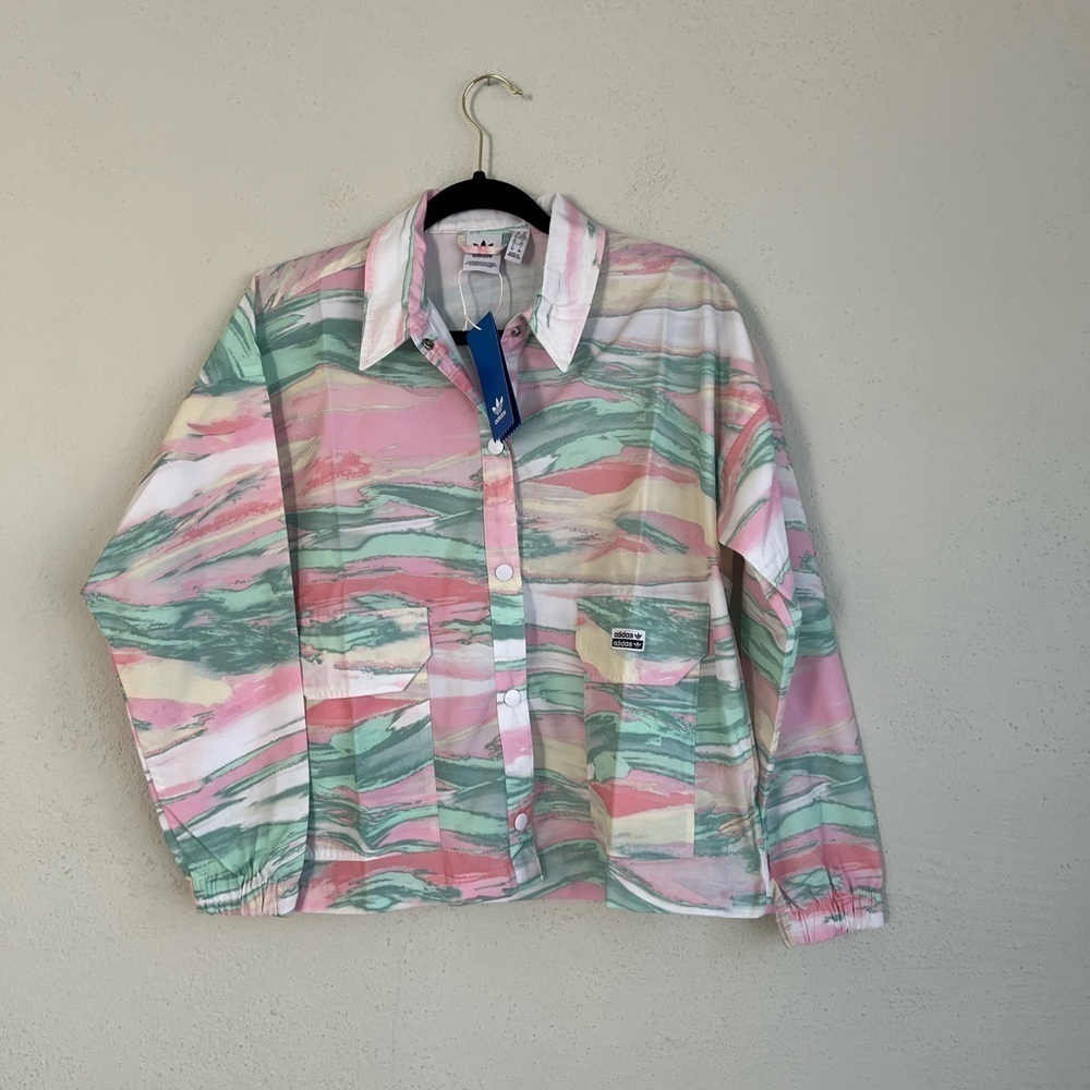 ADIDAS Originals R.Y.V. Pastel Oversized Windbreaker , Size XS